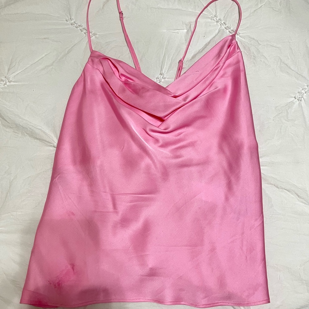 Zara silk top